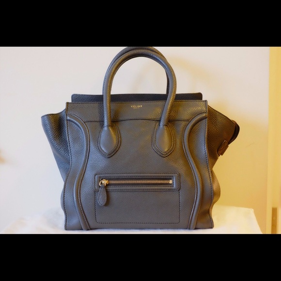 Celine Handbags - AUTHENTIC CELINE MINI LUGGAGE TOTE